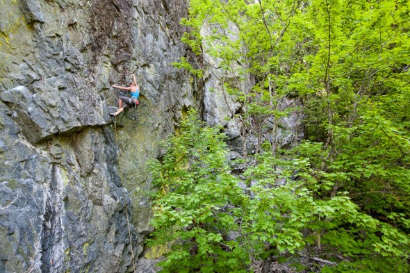 Magda Kosior completes The Mutation (11c), Toxic Lichen wall, Cheak Canyon