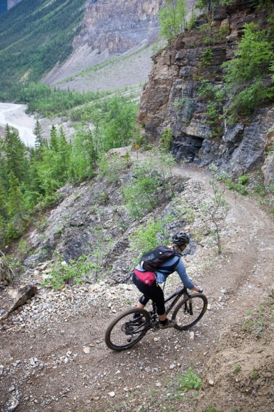 Descending from Valley of a Thousand Falls into the mid valley