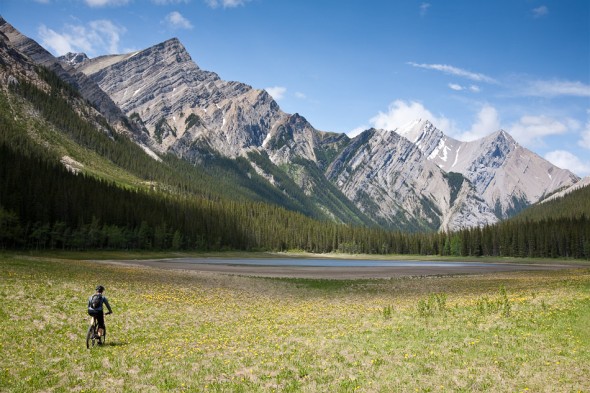 On the way into Jacque Lake, near Medicine Lake in the Maligne Valley, Jasper NP