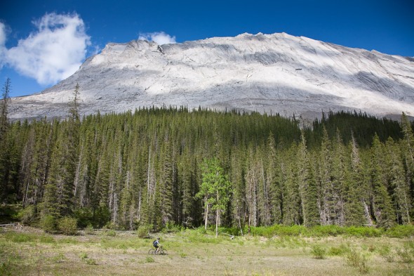 The ride up the valley was flanked with massive ranges of limestone.