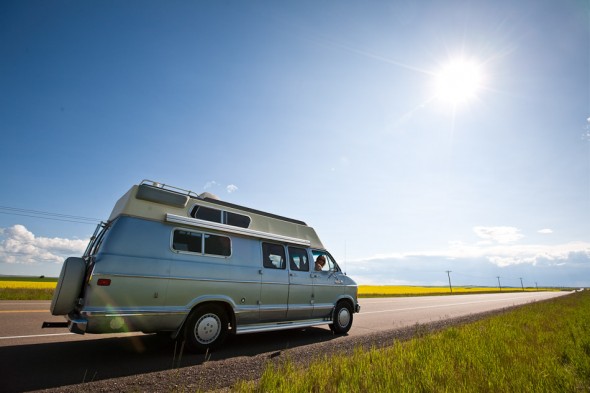 On the drive between Calgary and Drumheller