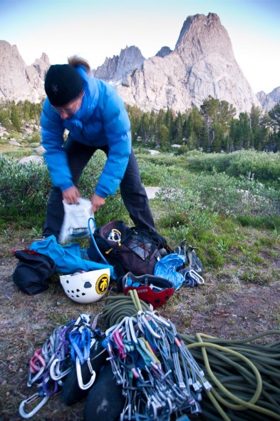 Day after Wolfs Head we were up early again for the 11 pitch 5.8 route on the North East ridge of Pingora.