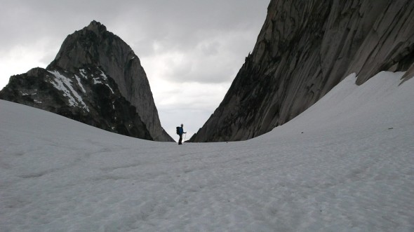 Back on the glacier and sandwiched between Bugaboo and Snowpatch