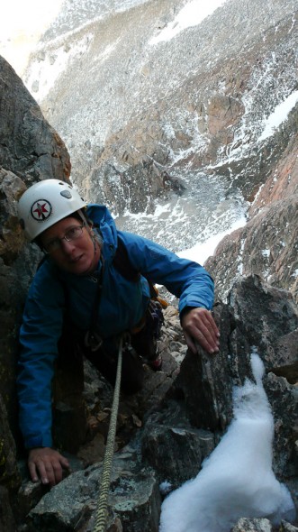 Hana following pitch 2 with cold hands.