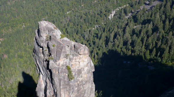 Matt and Brian on the summit of Lower Cathedral Spire