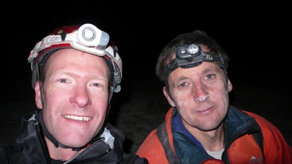 Me and Matt on the top of El Cap at 8pm - after 13 hours on the go... Matt looks a little worse for wear - he reckons he had the flu!