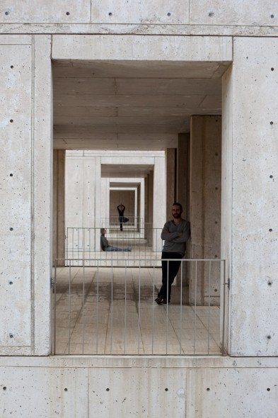 Tom, Anna and Hana at the Salk Institute - Anna's workplace.