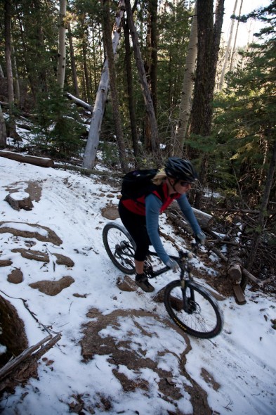 Descending Sunset Trail, Mt Elden