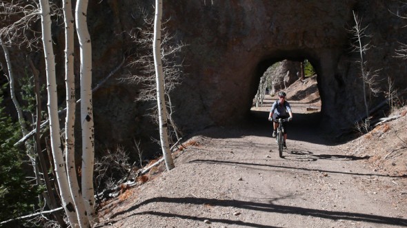 Tunnel on the Waterline Road climb