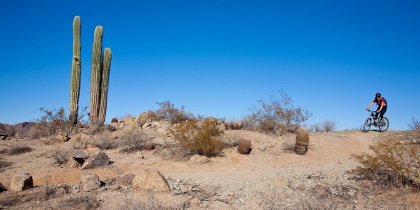 We've been on the epic singletrack fix since hitting Arizona.