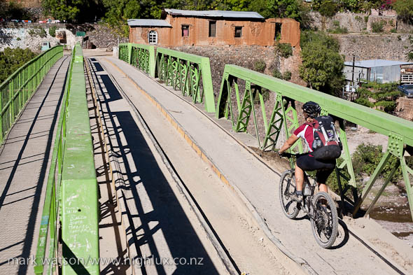 Crossing river into Batopilas.