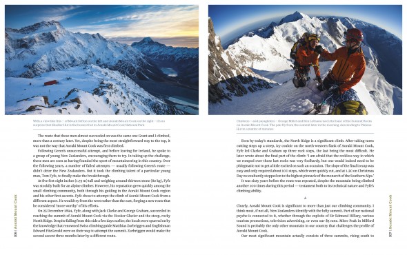 Our Mountains sample spread