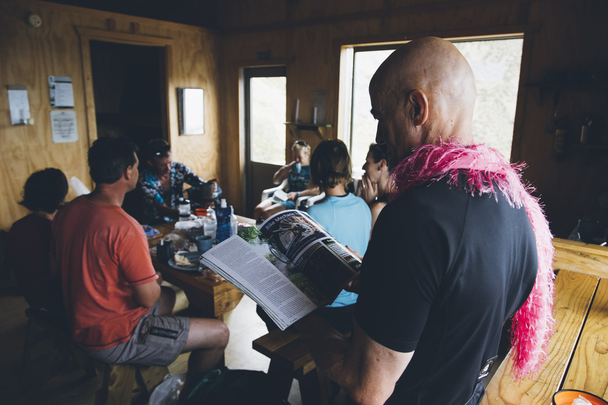 It was great to meet some other friends at Ghost Lake Hut - Tony, Esther and their companions.