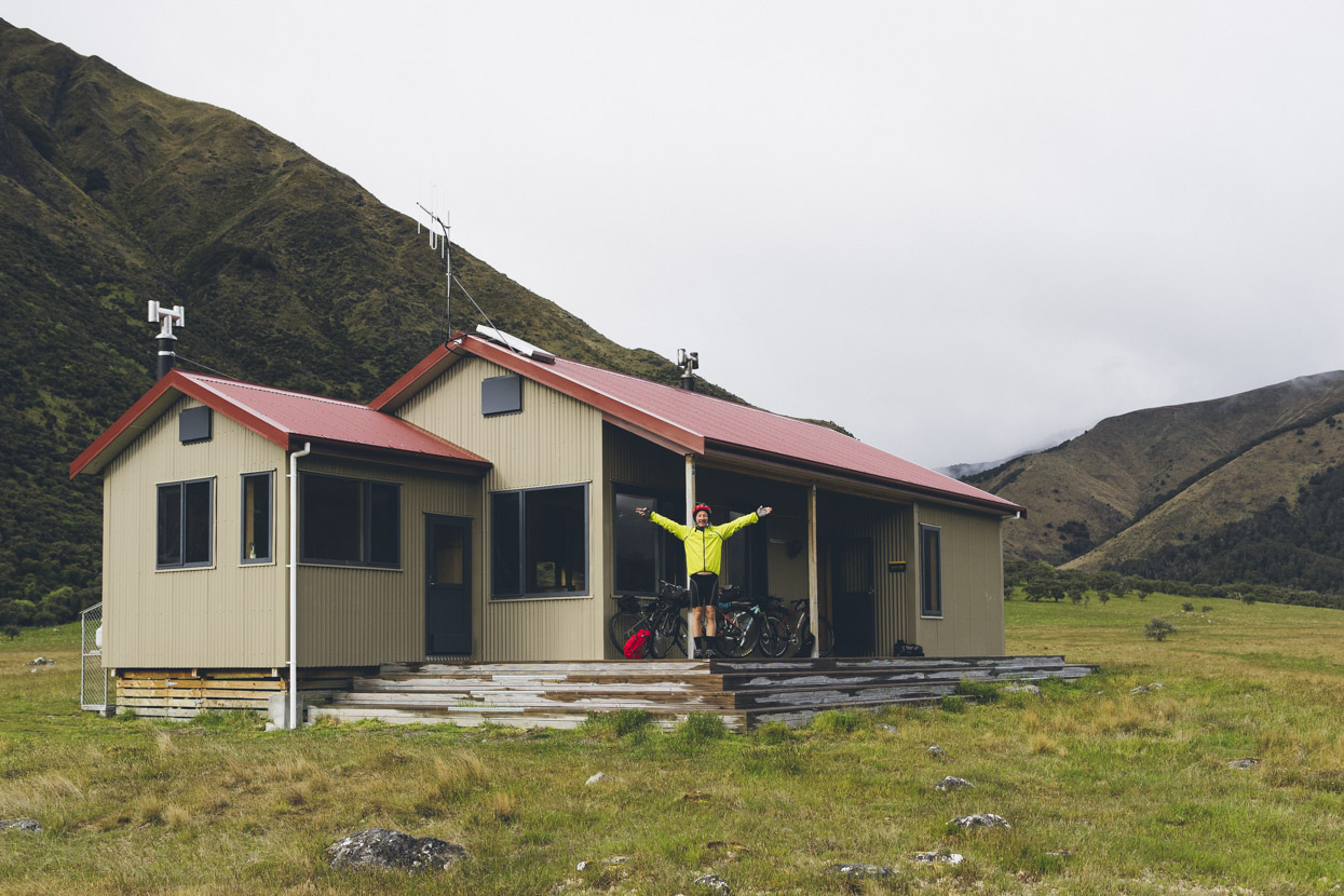 Anne Hut, built to replace an earlier version destroyed by fire a couple of years ago.