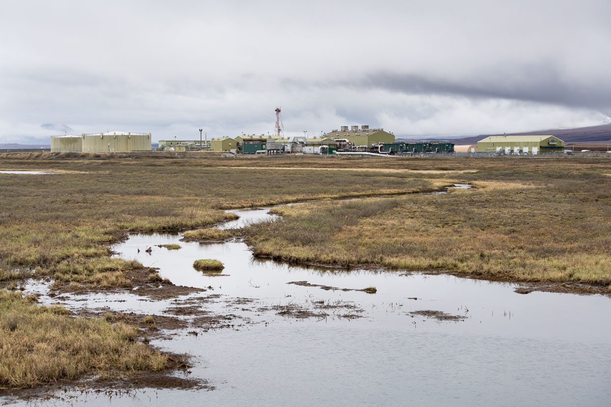 11 pump stations control the flow of oil in the pipeline - some speeding it up, but where it comes off the Brooks Range they slow down its flow.