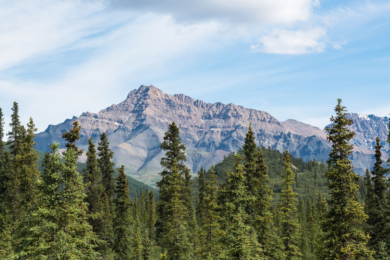 Passing by Double Mountain (1798m).