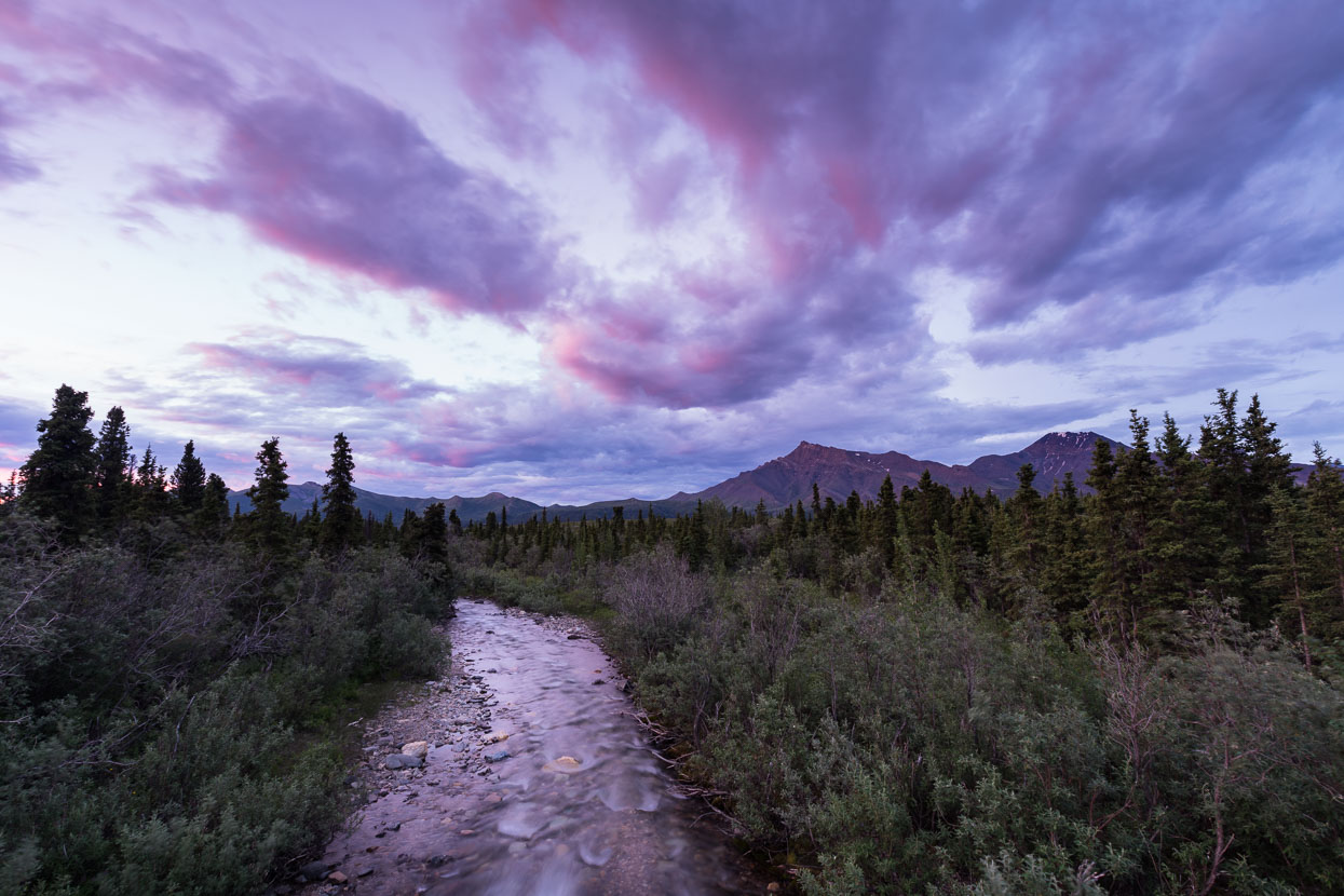 Igloo Creek, post sunset.