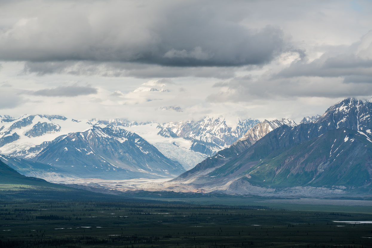 A 200mm lens brings giant glaciers a little closer.