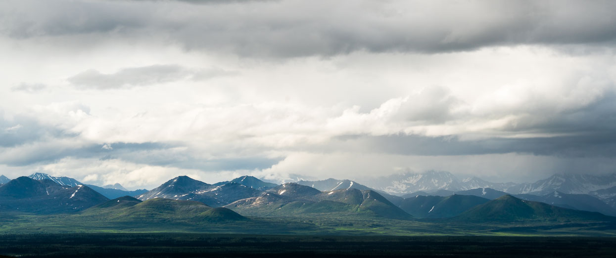 A geological epic told by the range's shapes.