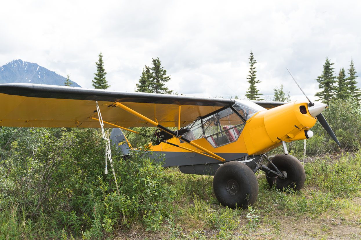 Light plane and Alaskan Bush Wheels.