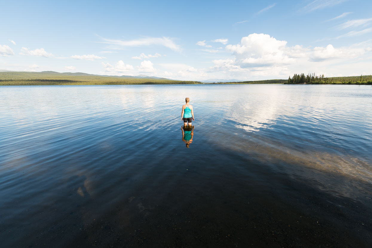 Morley Lake - another 120-odd km down the road made another great stop for the night. Warm, silky water and wide open views.