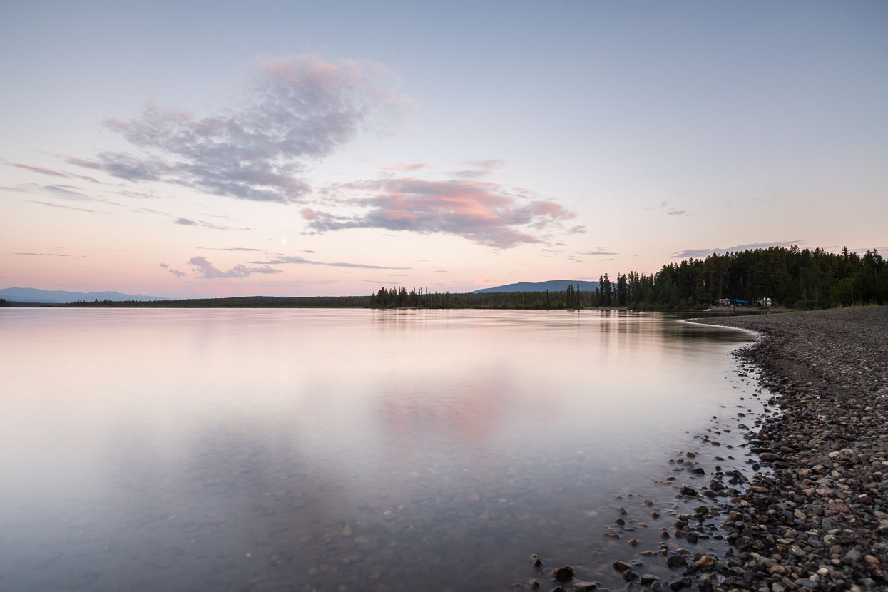 Evening at Morley Lake.