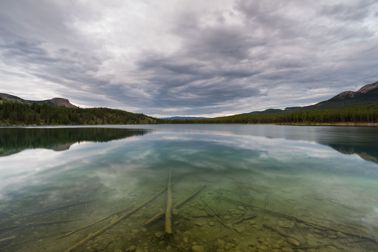 Another great informal lakeside camp for the night at Veronica Lake, one day from Watson Lake.