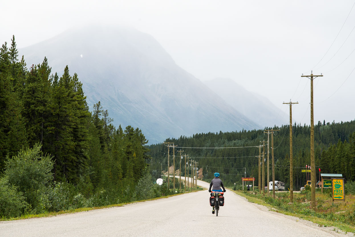 From Boya onwards the road climbed gradually towards Cassiar. This area has a long history of Jade mining.