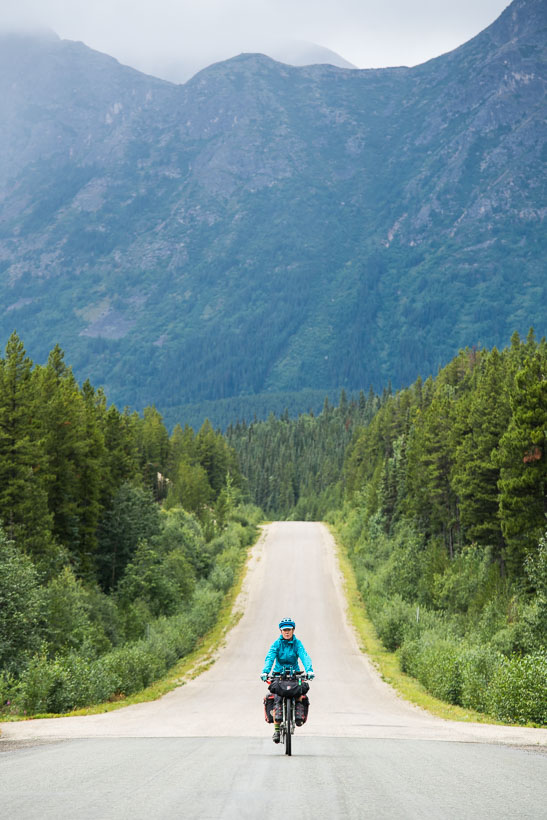 As the road wound its was south the mountains drew closer and taller. After weeks of either distant ranges, or benign rolling country it was nice to be among steep country and fast moving rivers again.