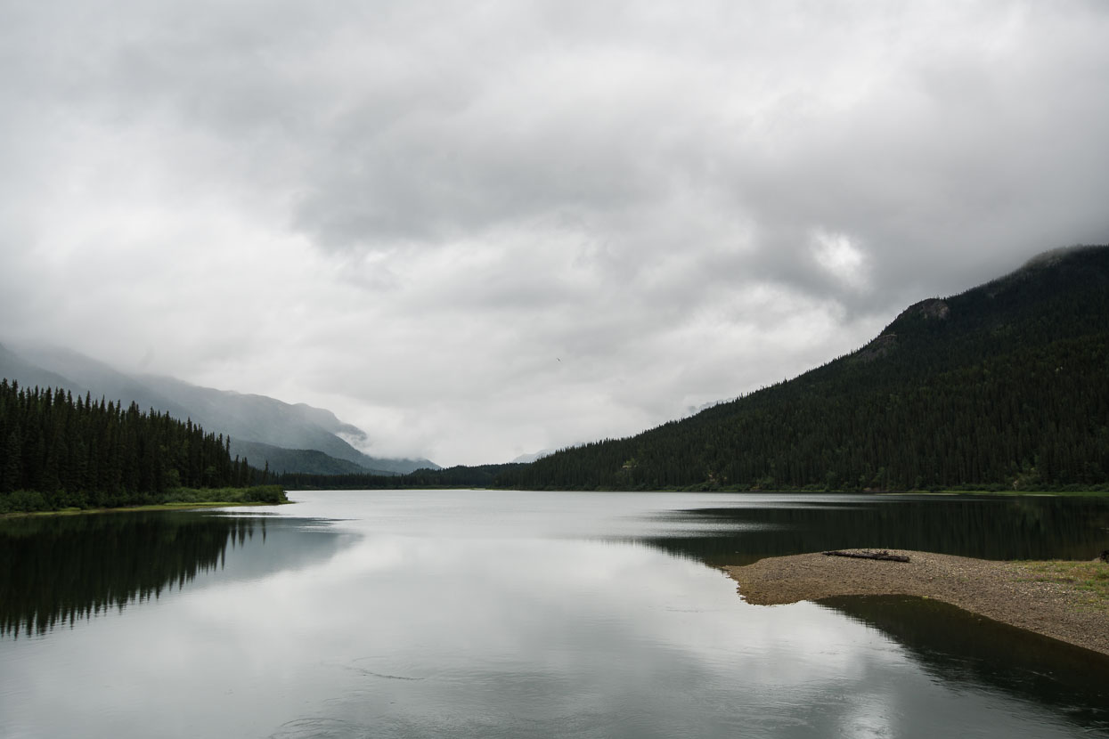 Lakes are a constant feature of the Stewart Cassiar route - offering many moods and making sites for camping, townships and recreation.