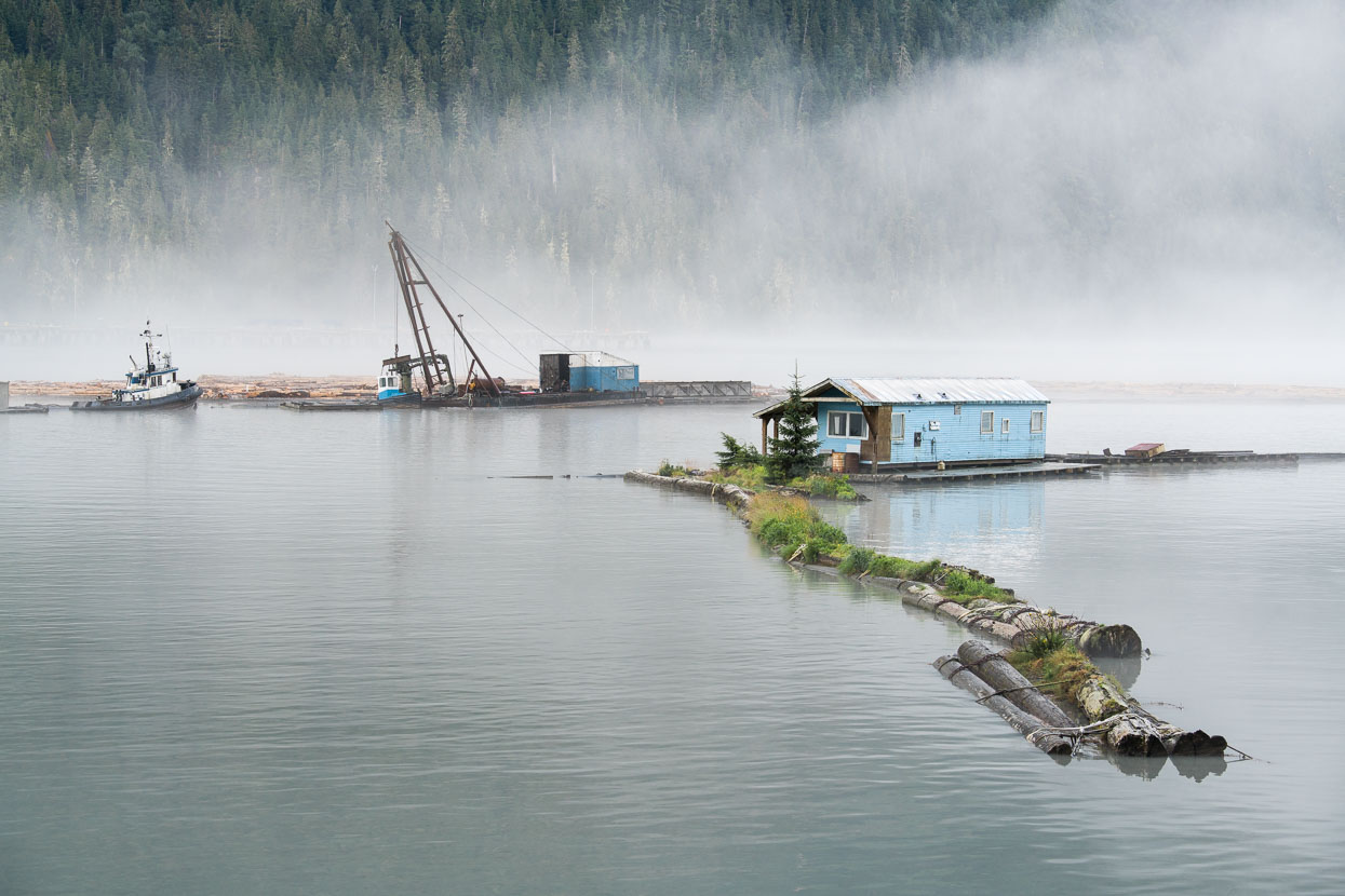 Stewart and the Portland Canal form the most northern ice-free port in Alaska. Essential for the shipping of ore from nearby mines in Hyder and the transport of logs.
