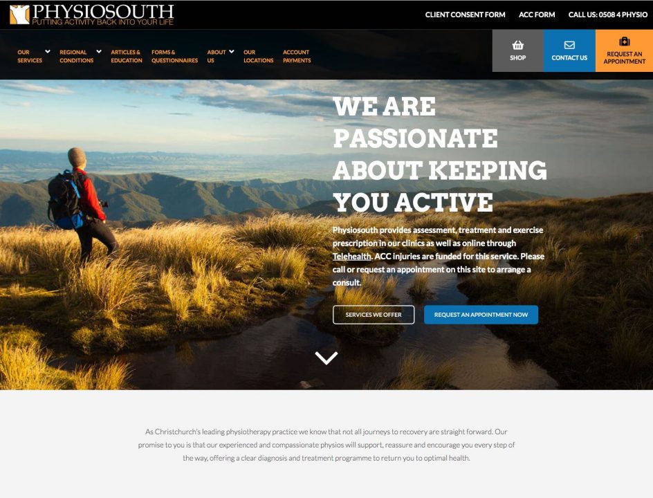 Physiosouth Website Image Mark Watson Highlux Photography