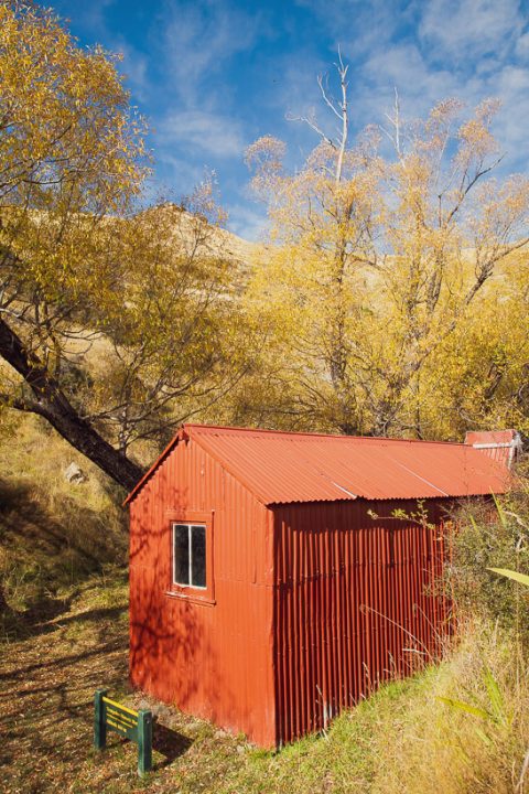 historic tent poles hut